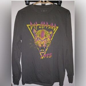 1983 Def Leppard Long Sleeve Tee - Black